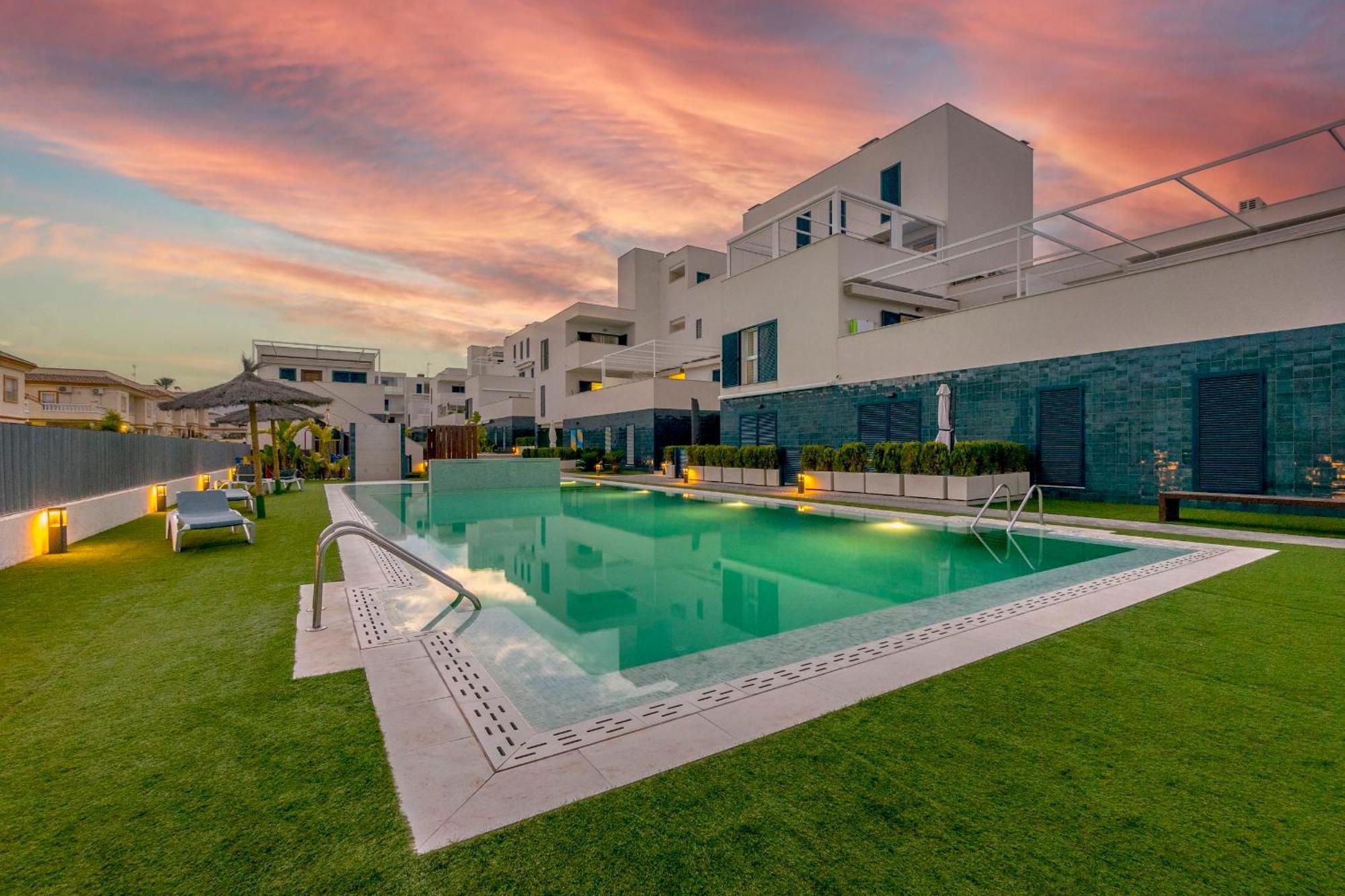 Turquesa Del Mar - Sun & Beach & Golf & Bike - Large Terrace Ground-Floor Spanish Apartment Dehesa de Campoamor  Exterior foto